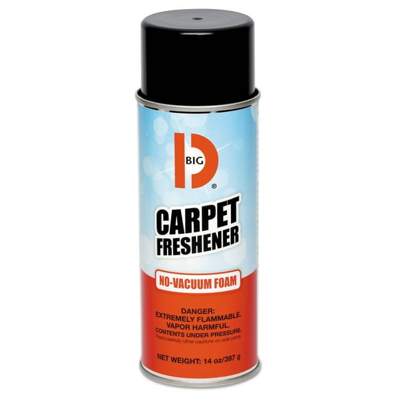 Big D No-Vacuum Carpet Freshener Foam Fresh Scent 14 oz Aerosol 12/Carton 241