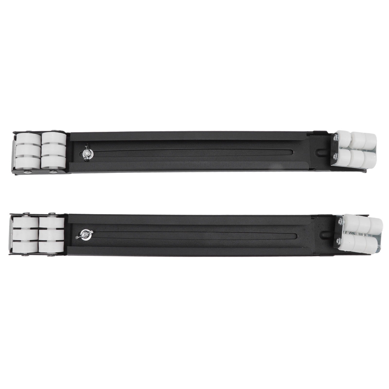 Rupoun Heavy Duty Extensible Appliance Roller Load Bearing 661 Lbs / 300 kg Universal Wheels Base Slider for Washer Furniture Black