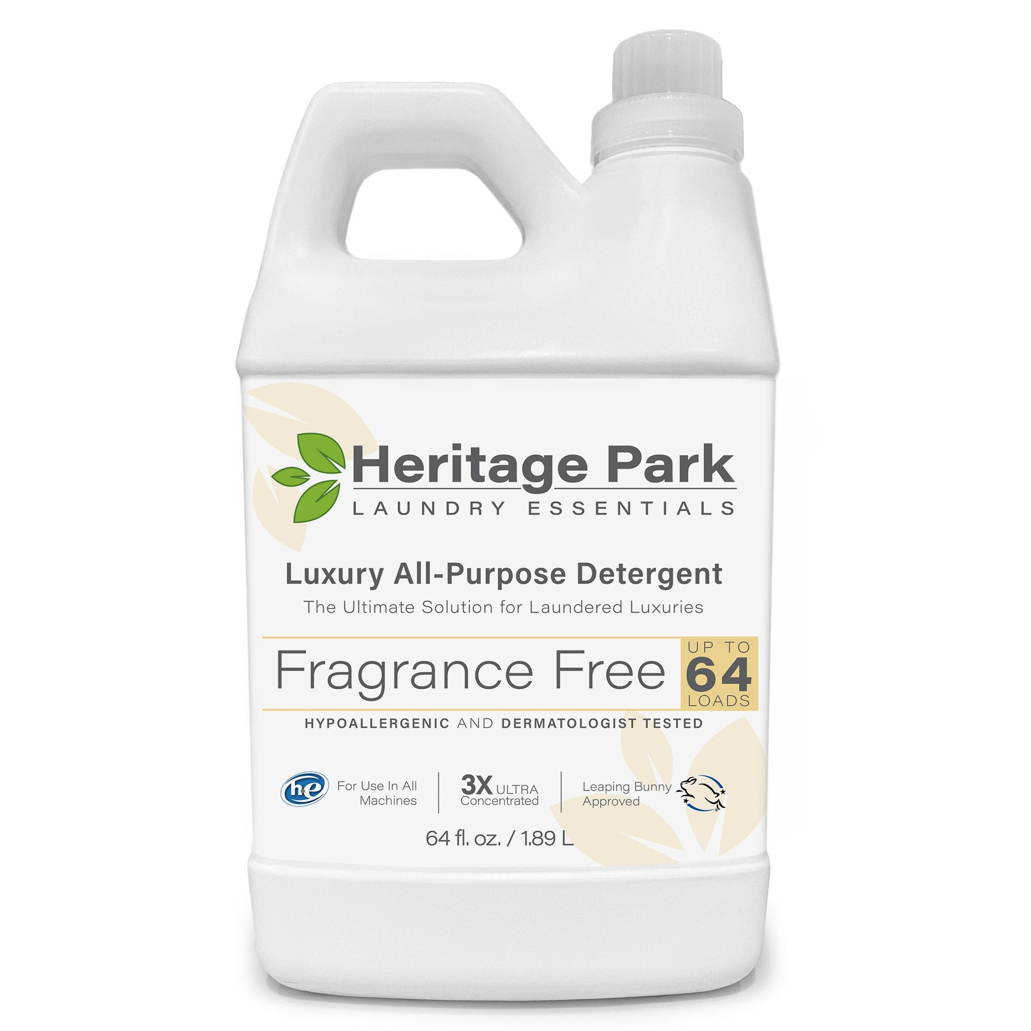 Heritage Park Fragrance Free AllPurpose Luxury Laundry Detergent