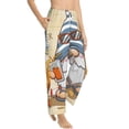 thumbnail image 2 of Sigee Hello Summer Cute Gnome Print Women's Soft Pajama Pants - Breathable and Comfortable Lounge Sleep Bottoms with Elastic Waistband and Pockets-X-Large, 2 of 9