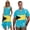 Bahamas Flag, variant on Matching Hawaiian Outfits for Couples Mens Shirts Hibiscus Dress Asymmetrical Dress for Women Sleeveless Dresses Couples Matching Outfits Mens Beach Shirt Button Down Shirts, Size 2XS