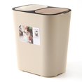 thumbnail image 2 of AMERTEER Classification Trash Can Double Covered Double Cover Wet and Dry Separation Bin for Kitchen Waste Baskets, 2 of 2