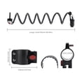 thumbnail image 5 of Candado De Cable Candado Cadena Seguridad Para Bici O Moto Nnegro, 5 of 5