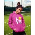 thumbnail image 2 of Tstars Love Softball Women's Hoodie - Ideal Birthday Gift for Softball Fans and Players - Comfortable Sportswear - Show Your Softball Passion - Perfect Apparel for Softball Moms, 2 of 6