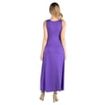 thumbnail image 5 of Maternity Scoop Neck Sleeveless Maxi Dress, 5 of 7
