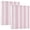Pale Pink and White Striped, variant on Haosy Hardcover 3 Ring Binder 1.5 Inch Ring Decorative Binder Organizer for Home School Office, Cool Skulls Filigree