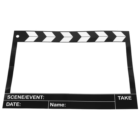 BESTYASH Retro Style Movie Clapper Board Picture Frame for Movie Night Celebration Decor