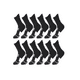 thumbnail image 1 of Calceta Deportiva Hombre 100% Algodón 12 Pares, Negro, 1 of 4
