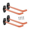 thumbnail image 2 of GROWTH TANK 4 Pcs Crochets de Garage Muraux Utilitaires, Supports de Roues, Installation Facile Système de Rangement de Pneus Robuste pour Ateliers de Réparation Orange, 2 of 9