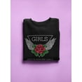 thumbnail image 3 of Girl Need To Support | Girls. Sweatshirt Women | Size M, 3 of 4