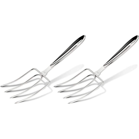 for 2-Pack Stainless Steel Turkey Lifters for Roasting, Heavy Duty Meat Forks for Thanksgiving & Christmas