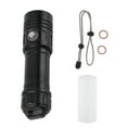 thumbnail image 2 of Underwater Flashlight, Battery Powered Diving Depth 328ft  Diving Flashlight  For Swimming, 2 of 8