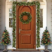 Christmas Garland Decorations Mantle Garland Xmas Holiday Indoor Indoor Home Mantle Fireplace