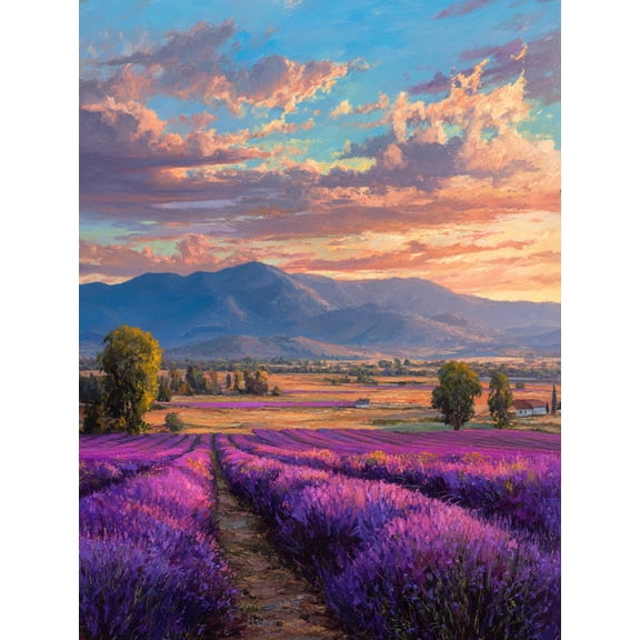 Lake Sailboat Landscape Canvas Oil Painting, Home Lobby Wall Decoration