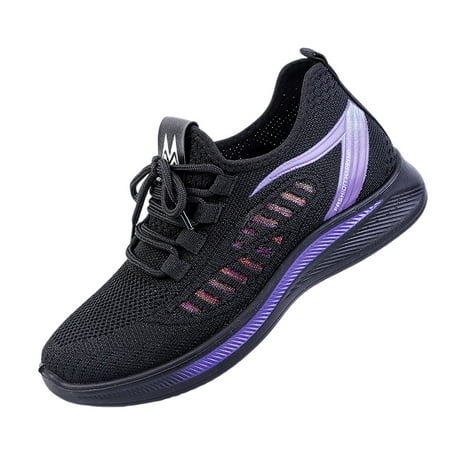 

WuYIZon Women s Running Shoes Non Slip Shoes Breathable Lightweight Fashion Sneakers Korean Version Of Fashionable Women s Shoes Fly Woven Mesh Breathable Running Shoes
