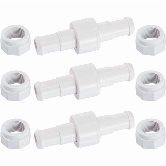 Pack D20 Swivel Hose Connectors with 6 D15 Tips Compatible with Zodiac Polaris 180 280 380 Robotic Pool Cleaner