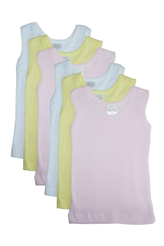 Pastel Tank Tops, 6pk (Baby Girls)