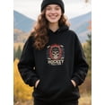 thumbnail image 4 of Bold Hockey Hoodie for Men and Women, Unisex Pullover Hooded Sweatshirt, Comfortable Cotton Poly Blend, Casual Everyday Streetwear, 4 of 5