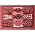 thumbnail image 1 of Ahgly Company Indoor Rectangle Abstract Red Modern Area Rugs, 8' x 12', 1 of 4