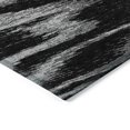 thumbnail image 5 of 8' X 10' Black And Gray Abstract Washable Indoor Outdoor Area Rug, 5 of 5