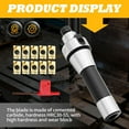 thumbnail image 2 of Aniceparthy R8 FMB22 7/16-20UNF Shank Face End Mill Arbor and 400R 50MM CNC End Milling Shell Cutter with 10Pcs APMT1604, 2 of 7