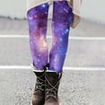 thumbnail image 4 of BLTIBY Leggings for Women High Waist Tummy Control Yoga Pants Star Printed Workout Soft Fashion Casual Trousers Multicolor 2 L, 4 of 7
