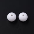 thumbnail image 7 of 500gs Opaque Acrylic Beads Round White 12x11mm Hole: 1.8mm about 566pcs/500g, 7 of 7