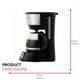 thumbnail image 4 of Holstein Housewares Cafetera programable de 5 tazas, cómoda y fácil de usar, acero inoxidable y negro con función de pausa y servicio automático, jarra de vidrio, 4 of 5
