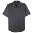 thumbnail image 1 of Alfani Mens Vasper Twill Button Up Shirt, Grey, Medium, 1 of 1