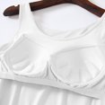 thumbnail image 4 of Women Tank Tops With Built In Bra Adjustable Spaghetti Strap Sleeveless Padded Camisole Tops Basic Undershirts, 4 of 7