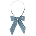 thumbnail image 1 of INSPIRE CHIC Cravates à Pois pour Femmes, Élastiques, Ajustables, Col Pré-Noué, Ruban, Nœud Papillon, Uniforme, Cosplay, Bleu, Taille Unique, 1 of 6
