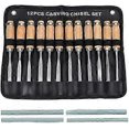 thumbnail image 1 of 2025 Wood Carving Hand Chisel Set, Woodworking Gouges Tool 12 in 1, 1 of 5