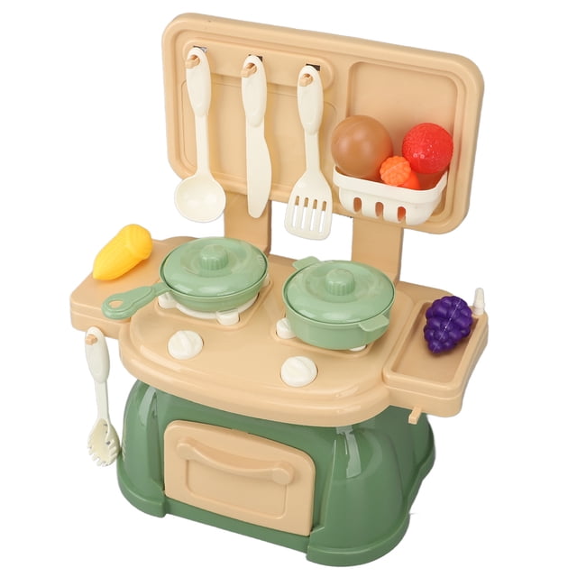 Kids Kitchen Playset Detachable Interactive Parts Complete Set of Pretend Cooking Toys for Girls