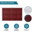 thumbnail image 6 of Animal Leather Pattern Placemats Set of 4, Vintage Minimalist Animal Print Red Placemats for Dining Table, Place Mats for Kitchen Tabletop, Waterproof Wipeable Dining Table Mats Set, 6 of 9