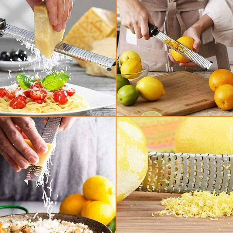 Cheese Grater - Vegetable Peeler, Lemon Zester, Parmesan Cheese Grate