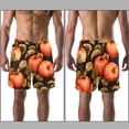 thumbnail image 3 of luoweisi Men's Beach Shorts Quick Dry Swim Trunks with Mesh Lining Fruit L, 3 of 5
