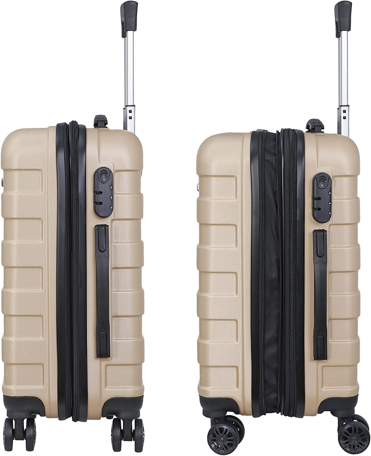 Hardside Expandable Spinner Luggage, Carry On Luggage Lightweight