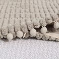 thumbnail image 3 of Fundas de Almohada Decorativas YONGSHENG 2 Paquetes Color Topo 18.0 x 18.0 in Pompones, 3 of 5
