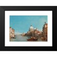 thumbnail image 2 of François Antoine Bossuet 18x14 Black Modern Framed Museum Art Print Titled - Venice, a View of the Grand Canal with Santa Maria Della Salute (1878), 2 of 5