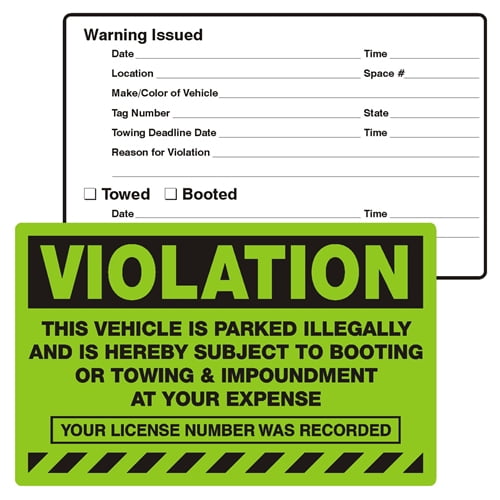 HARD TO REMOVE STICKER Details about    NO PARKING STICKER NO PARKING DETERRENT STICKER 1 