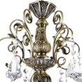 thumbnail image 3 of CWI Lighting Brass 6 Light Up Traditional Metal Chandelier in Antique Brass, 3 of 5