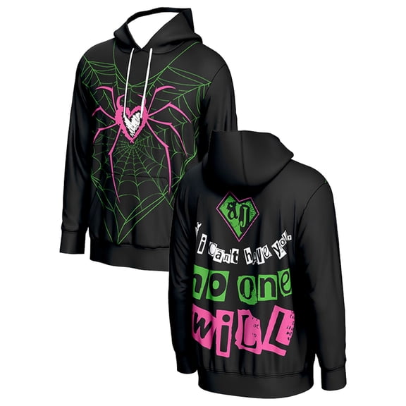 AJ Lee Spider Hoodie Long Sleeve Streetwear Men Women Hooded Sweatshirts