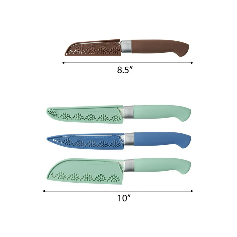 The Pioneer Woman Agatha 4-Piece Stainless Steel Utility Knife Set