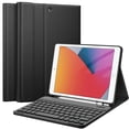 thumbnail image 1 of Funda con teclado Fintie para iPad de 9ª, 8ª y 7ª generación de 10,2 pulgadas, color negro, 1 of 9