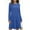 B Blue, variant on Ygbgbb Women's Long Sleeve Midi Dress Solid Casual Crew Neck A Line Dresess with Pockets All Season Wear 2026 Fashion Outfits Blue XL