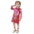 thumbnail image 1 of SXcggal One Robe à Paillettes Fines pour Enfants Manches Longues Col Rond Robe Droite Respirante Mignonne Décontractée Robe Fille, 1 of 3