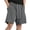Dark Gray, variant on ZQUUVOU Men's Casual Shorts Solid Color Cotton Drawstring Pockets Elastic Sports Shorts Black