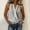 #27Gray, variant on Womens V-neck Vest Dressy Casual Sleeveless Halter Tank Tops Trendy Summer Wrap Blouse