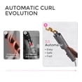 thumbnail image 3 of TYMO CURLPRO Automatic Curling Iron, Rotating Hair Curler for Lasting Beach Waves, 500M Ionic, Dual Voltage & Lightweight, 1 inch, Gray, 3 of 9