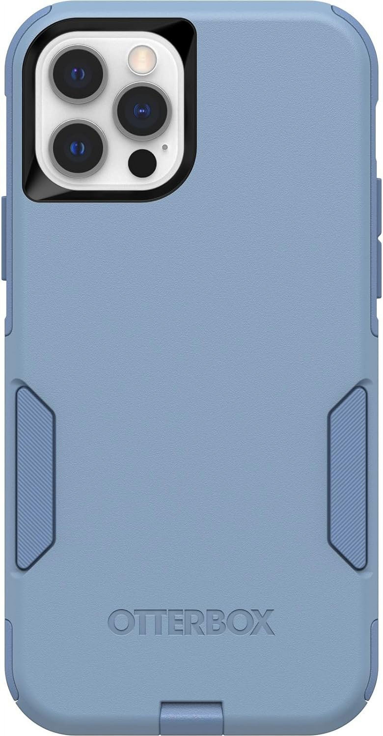 OtterBox iPhone 12 & iPhone 12 Pro Only - Commuter Series Case - Crisp Denim Blue - Slim & Tough - Pocket-Friendly - with Port Protection - Non-Retail Packaging